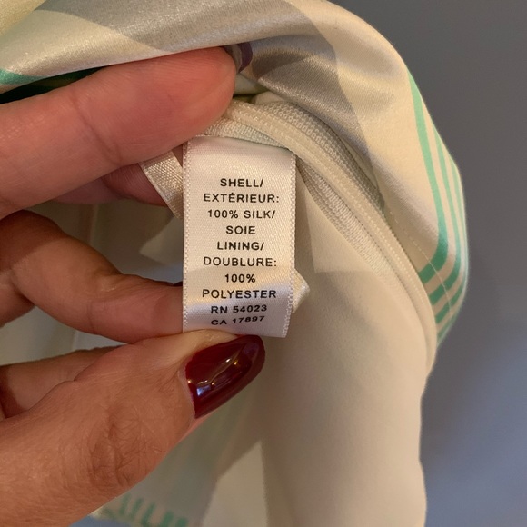 Banana Republic Stripe Tank Green Size Small - Picture 3 of 4